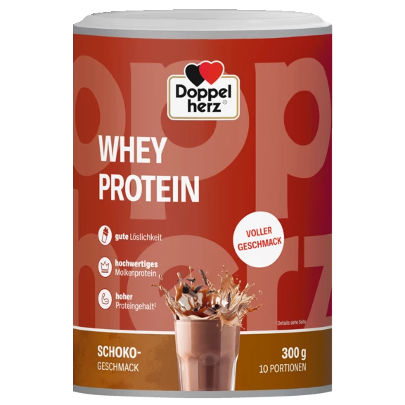 Doppelherz WHEY PROTEIN Schoko Frontansicht